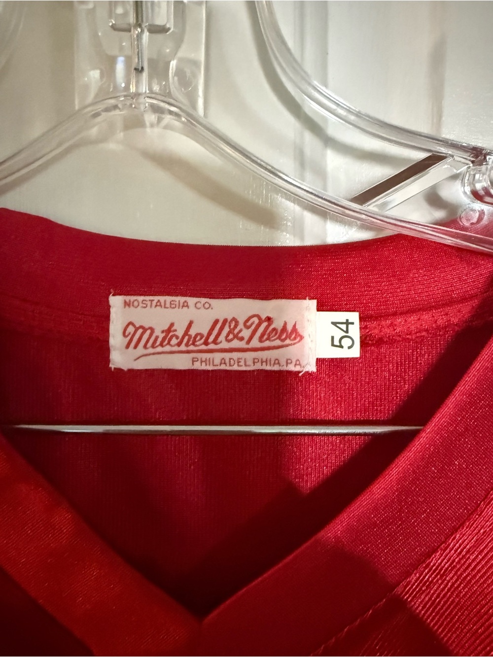 Sean Taylor Mitchell & Ness Red Throwbacks NFL Jersey with White & Gold Accents - Picture 3 of 5